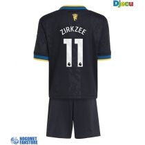 Manchester United Joshua Zirkzee #11 Rezervni Dres za djecu 2025-26 Kratak Rukav (+ Kratke hlače)